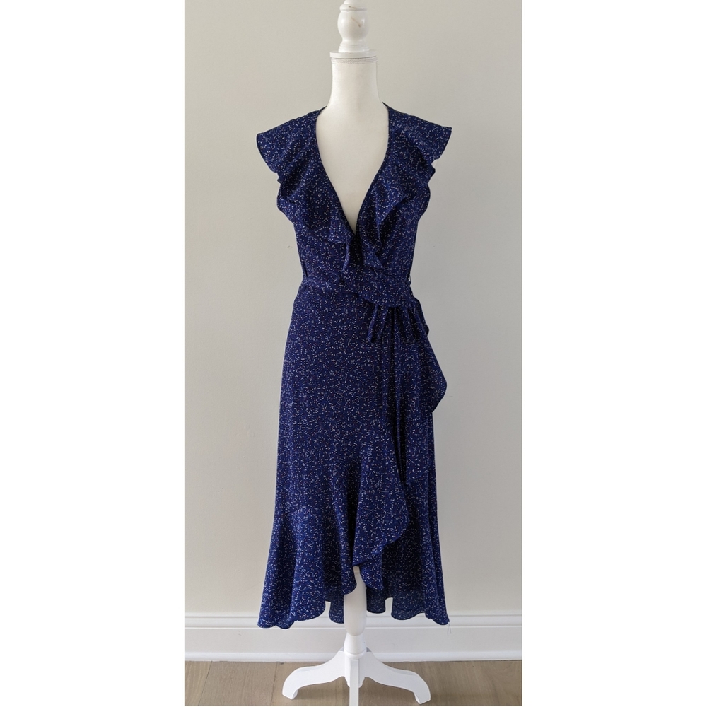 Max Studio ruffle wrap dress - Picture 1 of 7